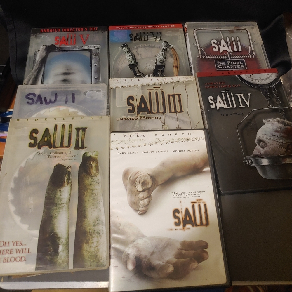 SAW 1-7 DVD Movie Collection Jigsaw